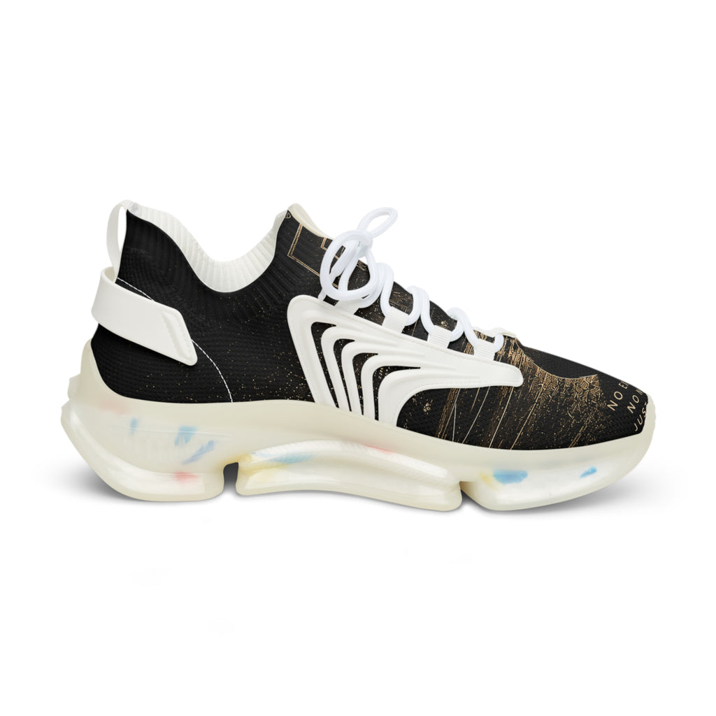 Mesh Sneakers — Vintage Camera Graphic Men's Athletic Shoes