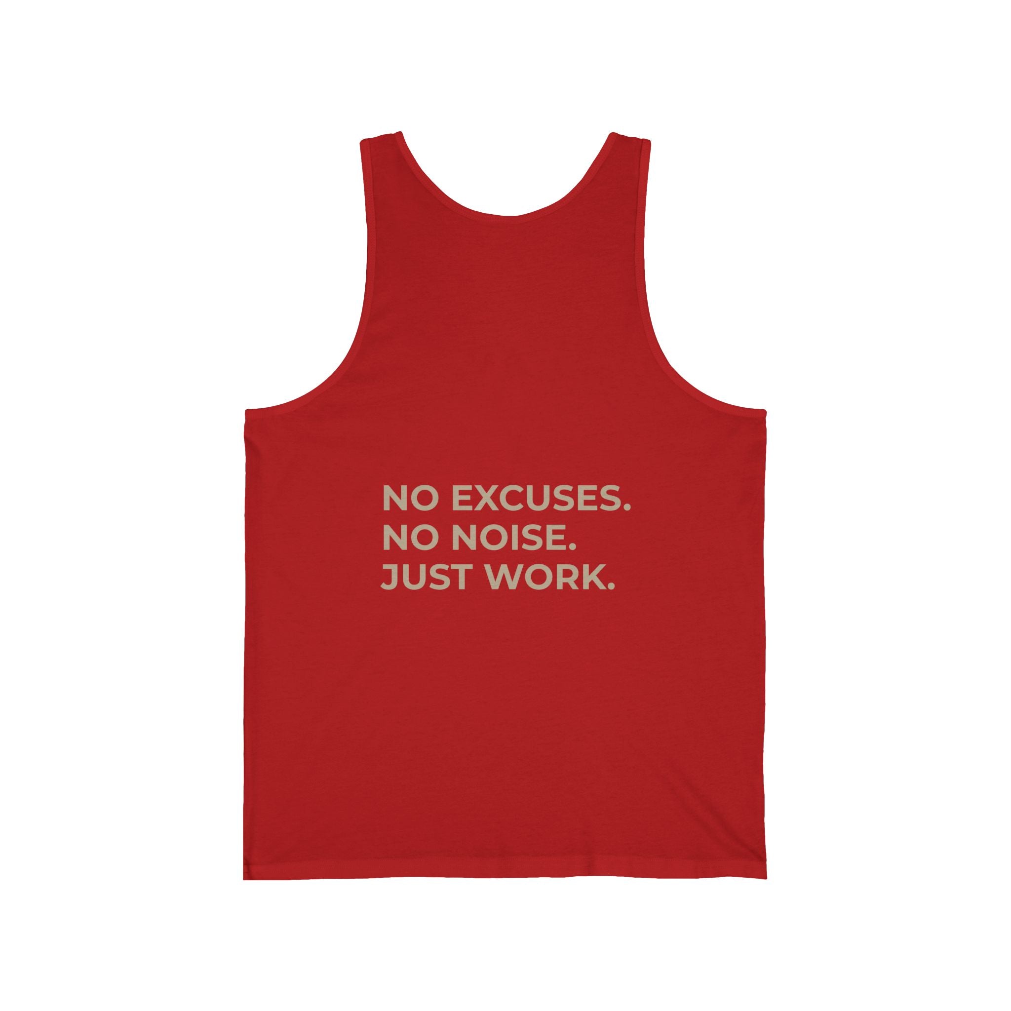 Stay Silent Tank Top — Minimalist Basketball Court Graphic Jersey Tank
