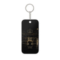 Basketball Night Double-Sided Keychain — ‘Stay Silent’ Inspirational Charm