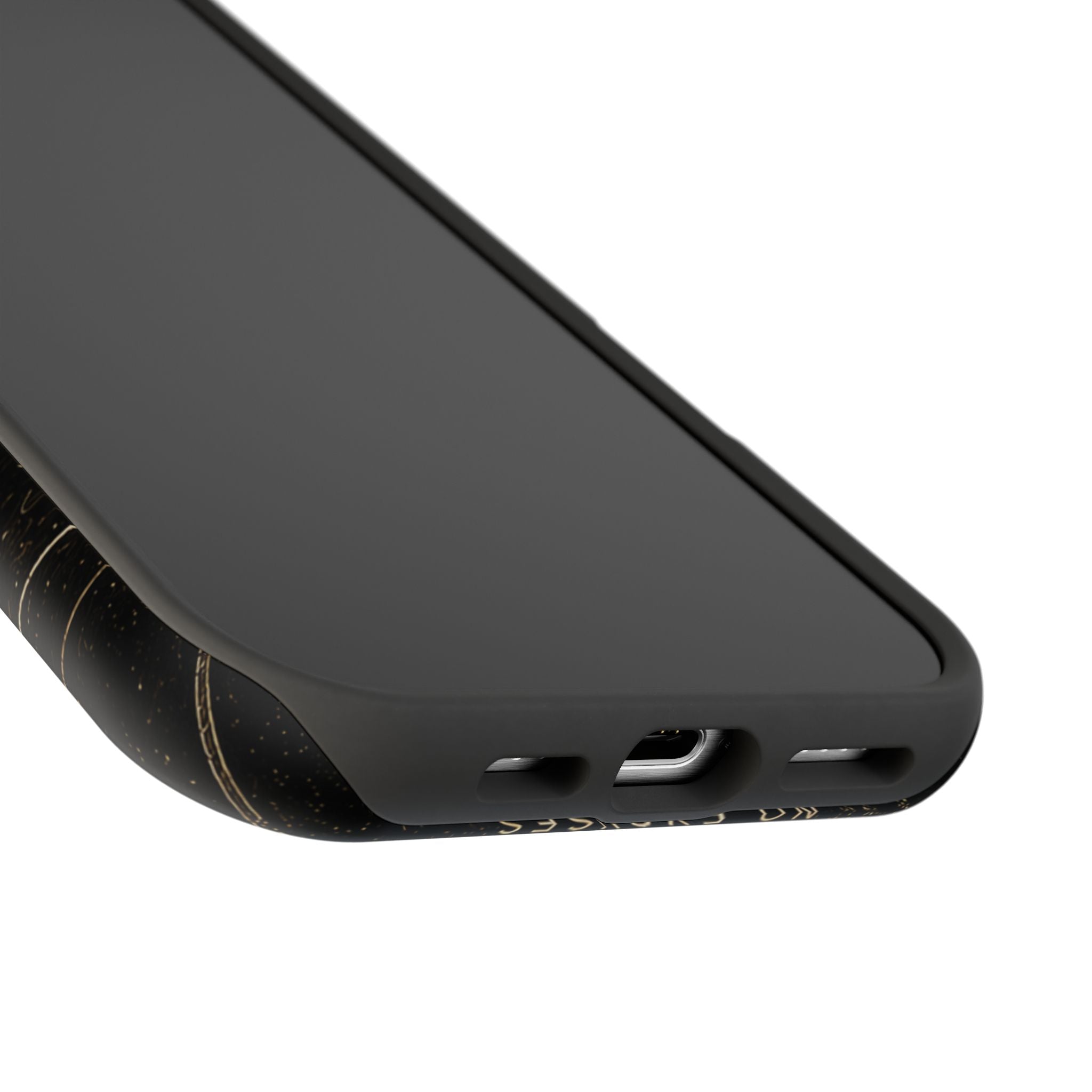 Gold Night Basketball Phone Case — Impact-Resistant Protective Cover