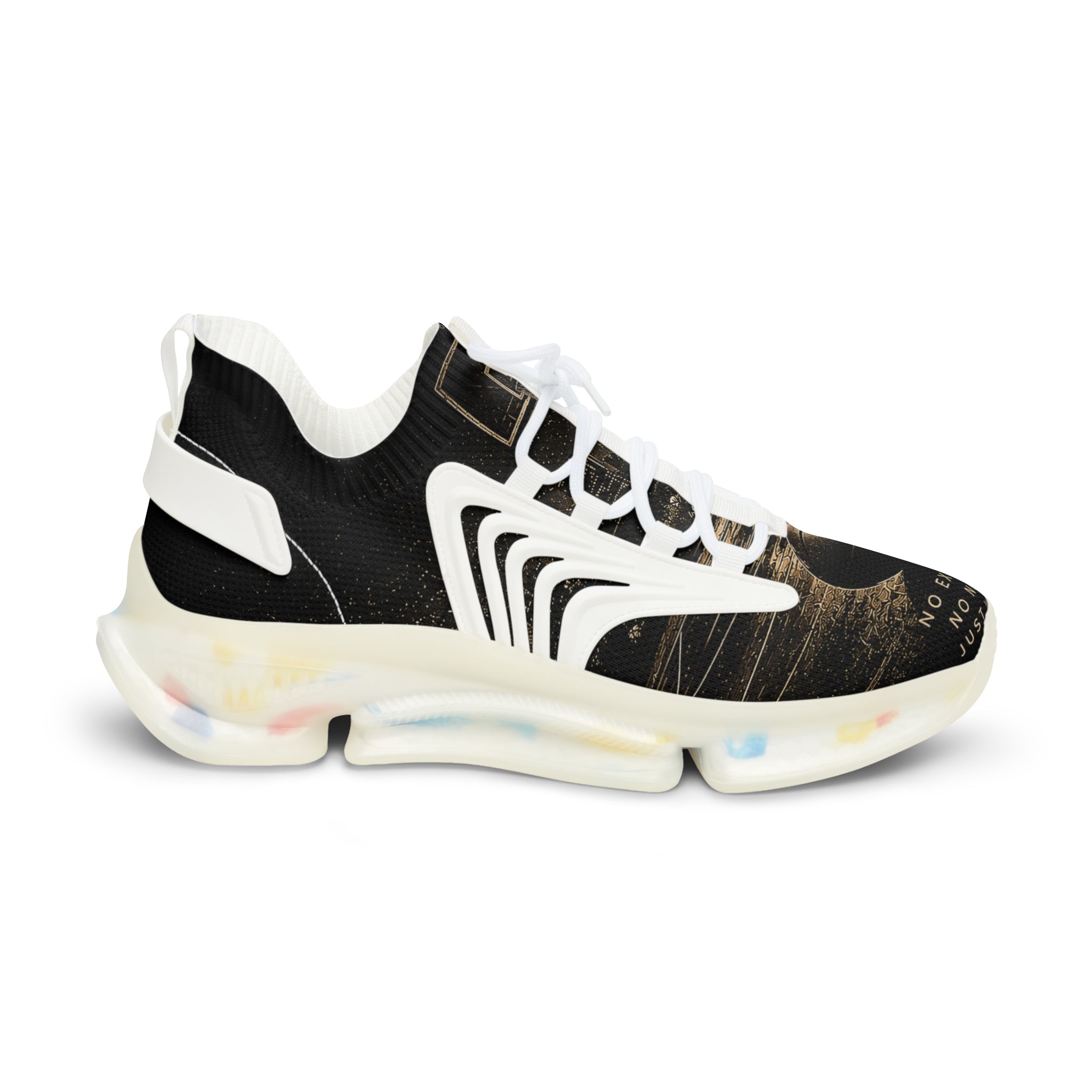 Mesh Sneakers — Vintage Camera Graphic Men's Athletic Shoes