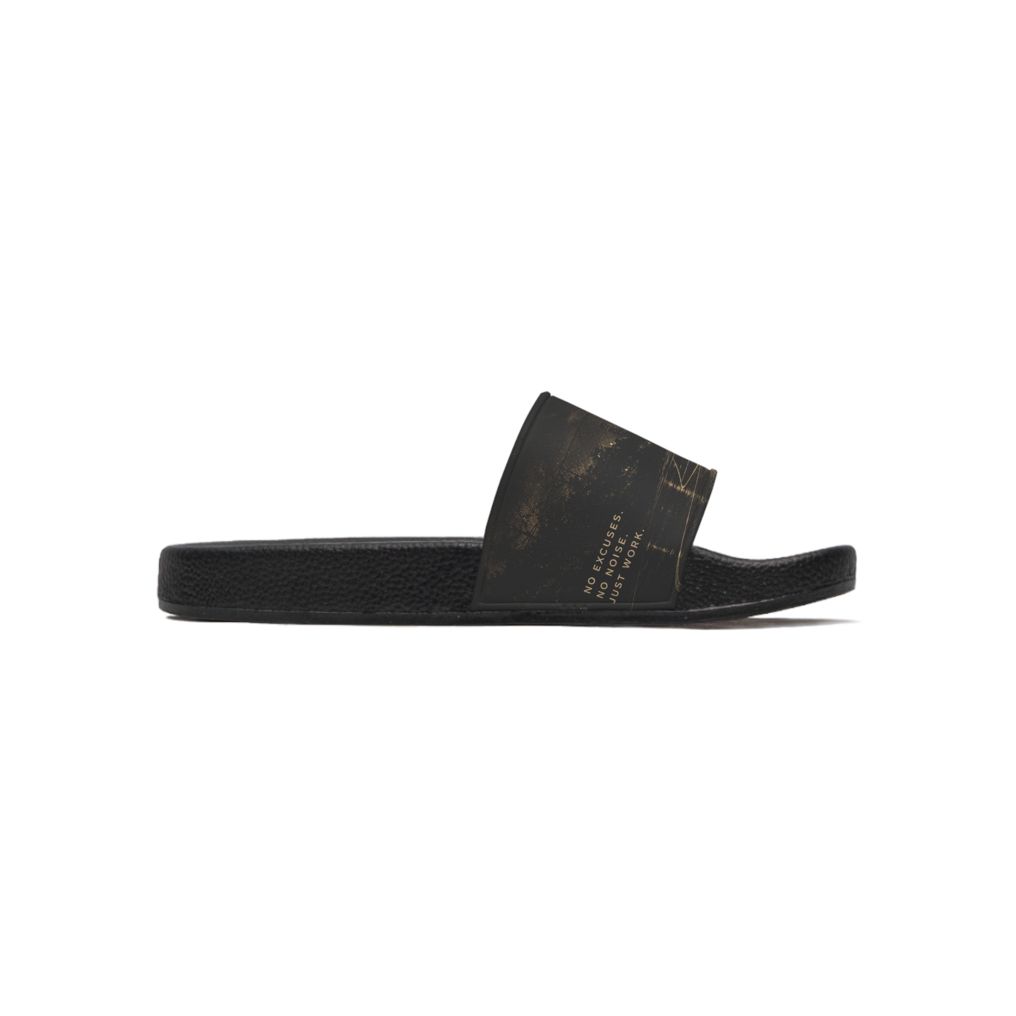 Basketball Court Night Slides — Men's Athletic Slide Sandals