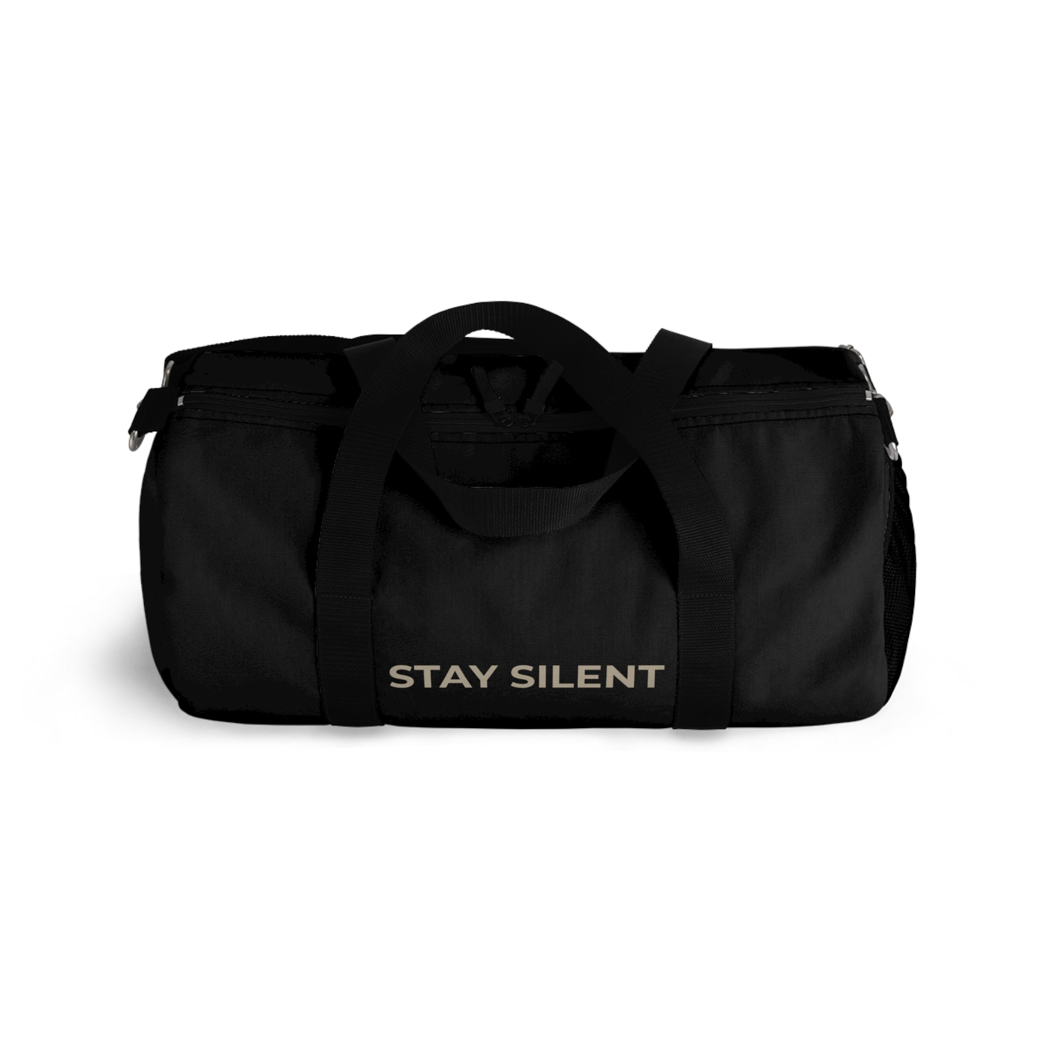 Stay Silent Duffel Bag — Minimalist Travel & Gym Carryall