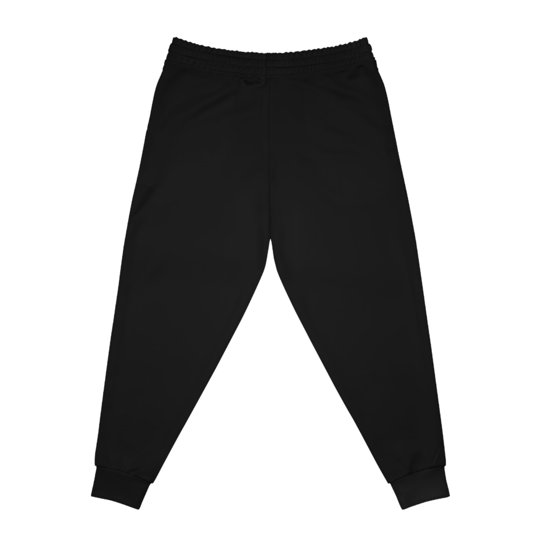 Stay Silent Joggers — Black Athletic Sweatpants with Gothic 'stay silent' Text