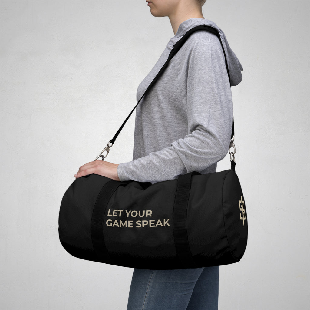 Stay Silent Duffel Bag — Minimalist Travel & Gym Carryall