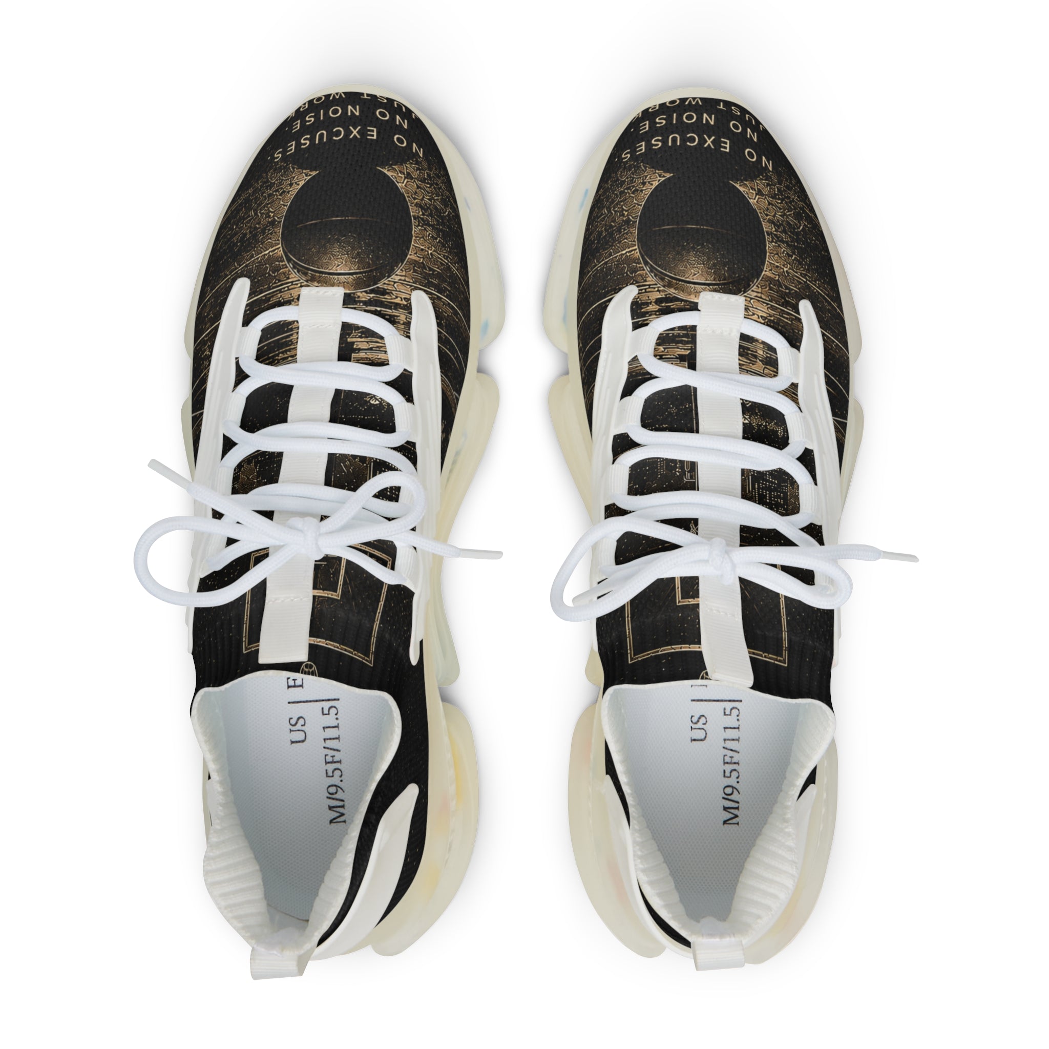Mesh Sneakers — Vintage Camera Graphic Men's Athletic Shoes
