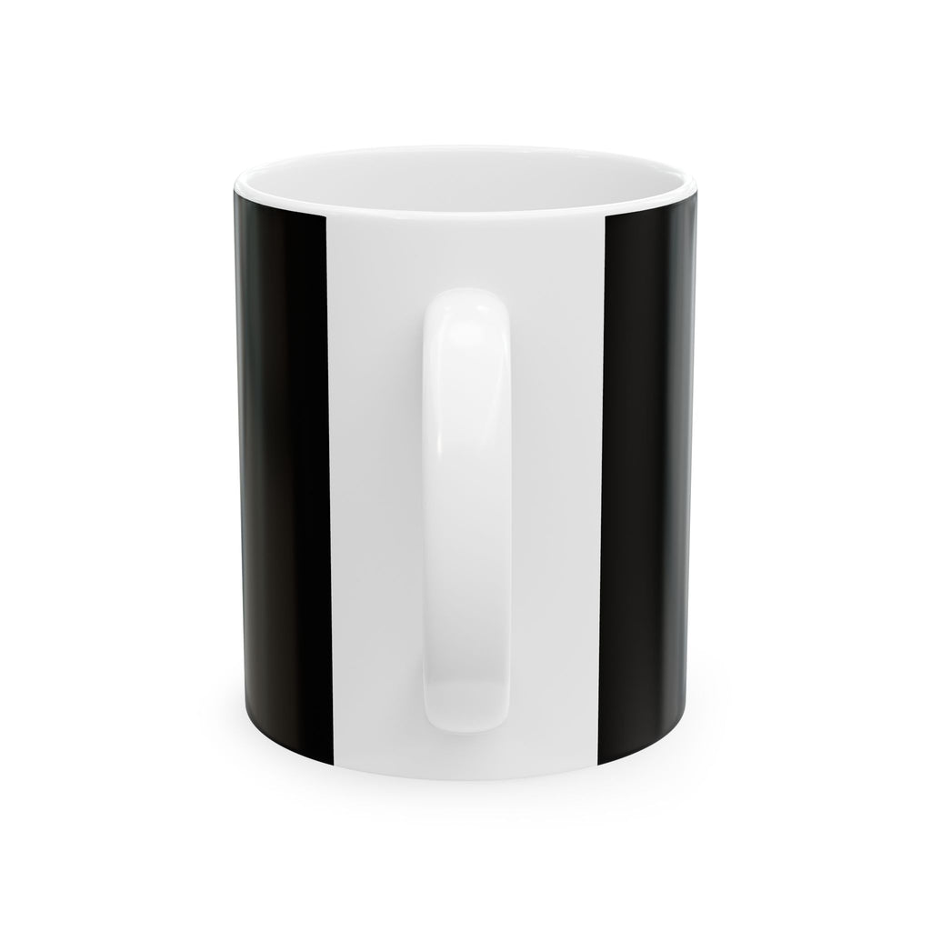 Basketball Motivational Mug - "No Excuses, No Noise, Just Work" Ceramic Coffee Cup (11oz & 15oz)