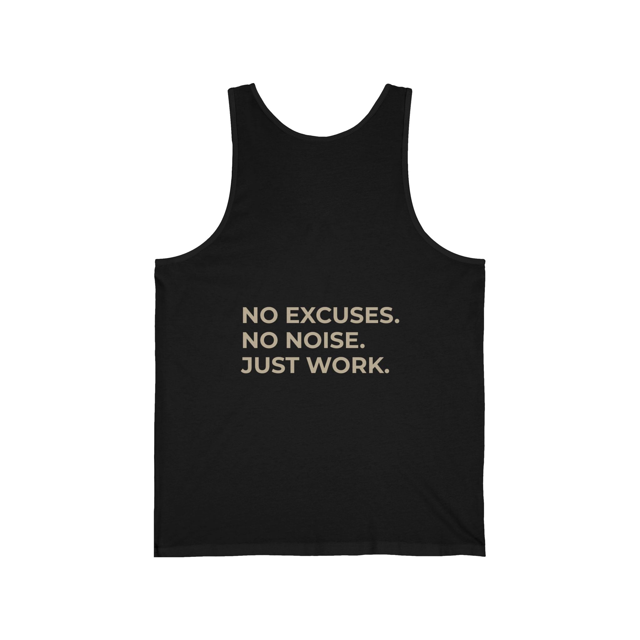 Stay Silent Tank Top — Minimalist Basketball Court Graphic Jersey Tank