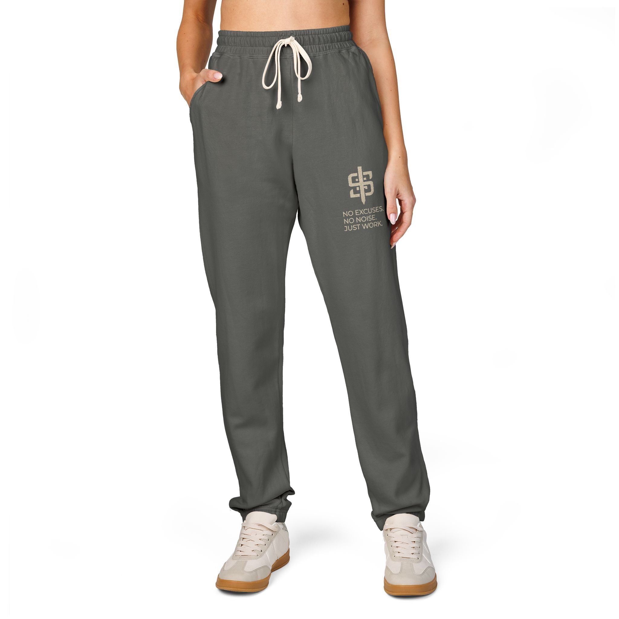 Charcoal 'Stay Wild' Graphic Sweatpants — Cozy Fleece Joggers