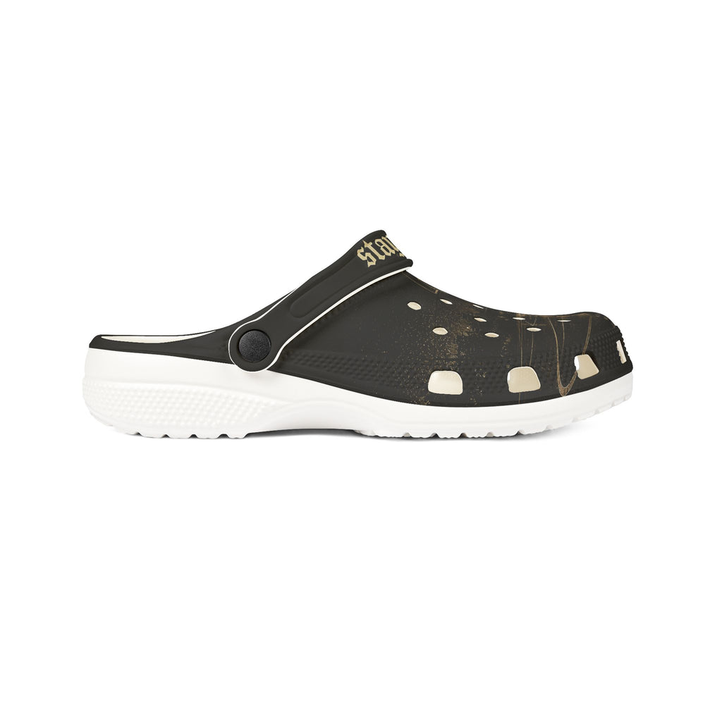 Stay Silly Black EVA Clogs – Lightweight Foam Slip-On Shoes