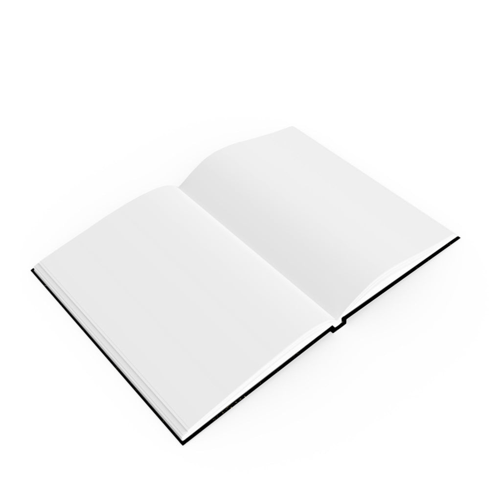 Hardback Journal — Nighttime Basketball Court Retro Notebook