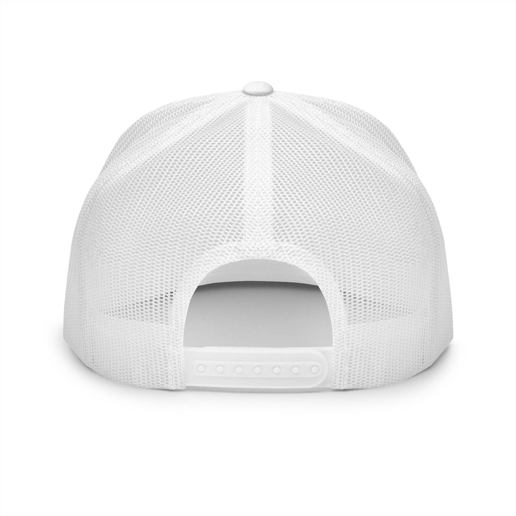 Stay Silent Trucker Hat – Retro Gothic Script Mesh Cap