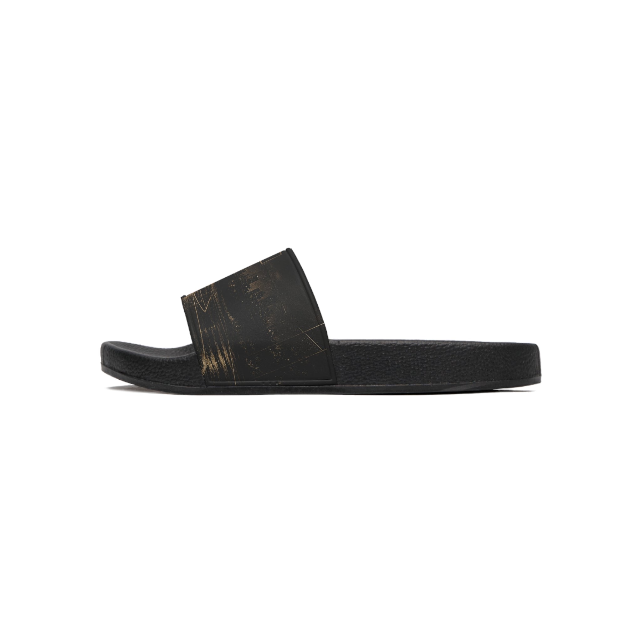 Basketball Court Night Slides — Men's Athletic Slide Sandals