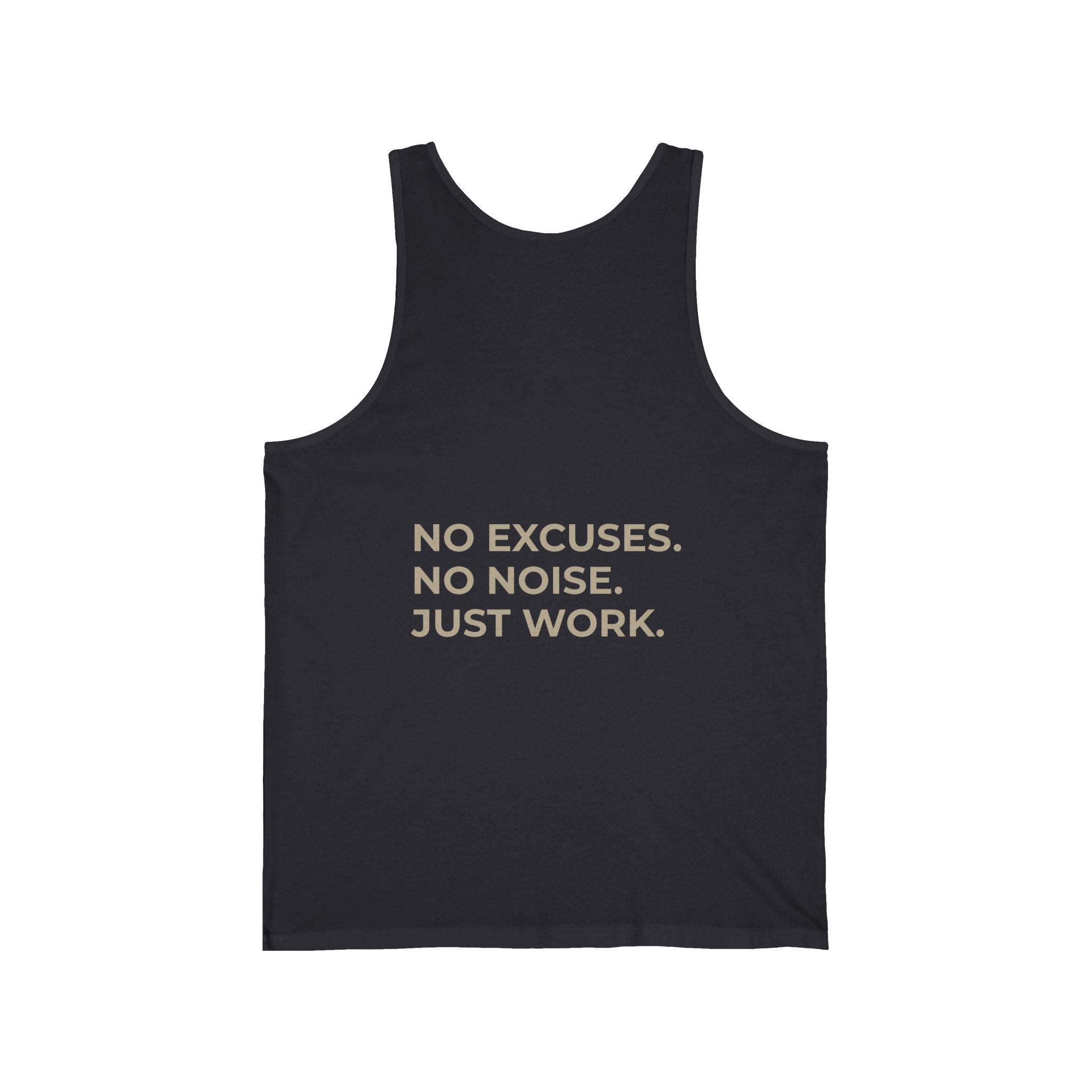 Stay Silent Tank Top — Minimalist Basketball Court Graphic Jersey Tank