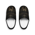 Men's Basketball Court Indoor Slippers — Vintage Hoop Design