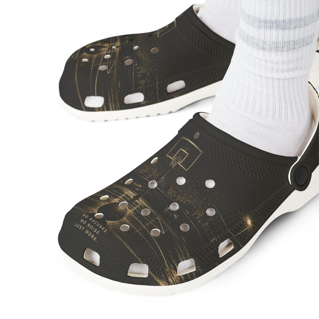 Stay Silly Black EVA Clogs – Lightweight Foam Slip-On Shoes