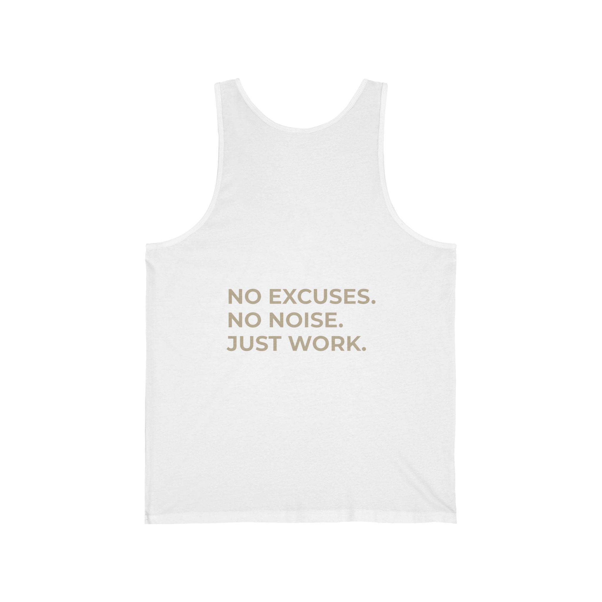 Stay Silent Tank Top — Minimalist Basketball Court Graphic Jersey Tank