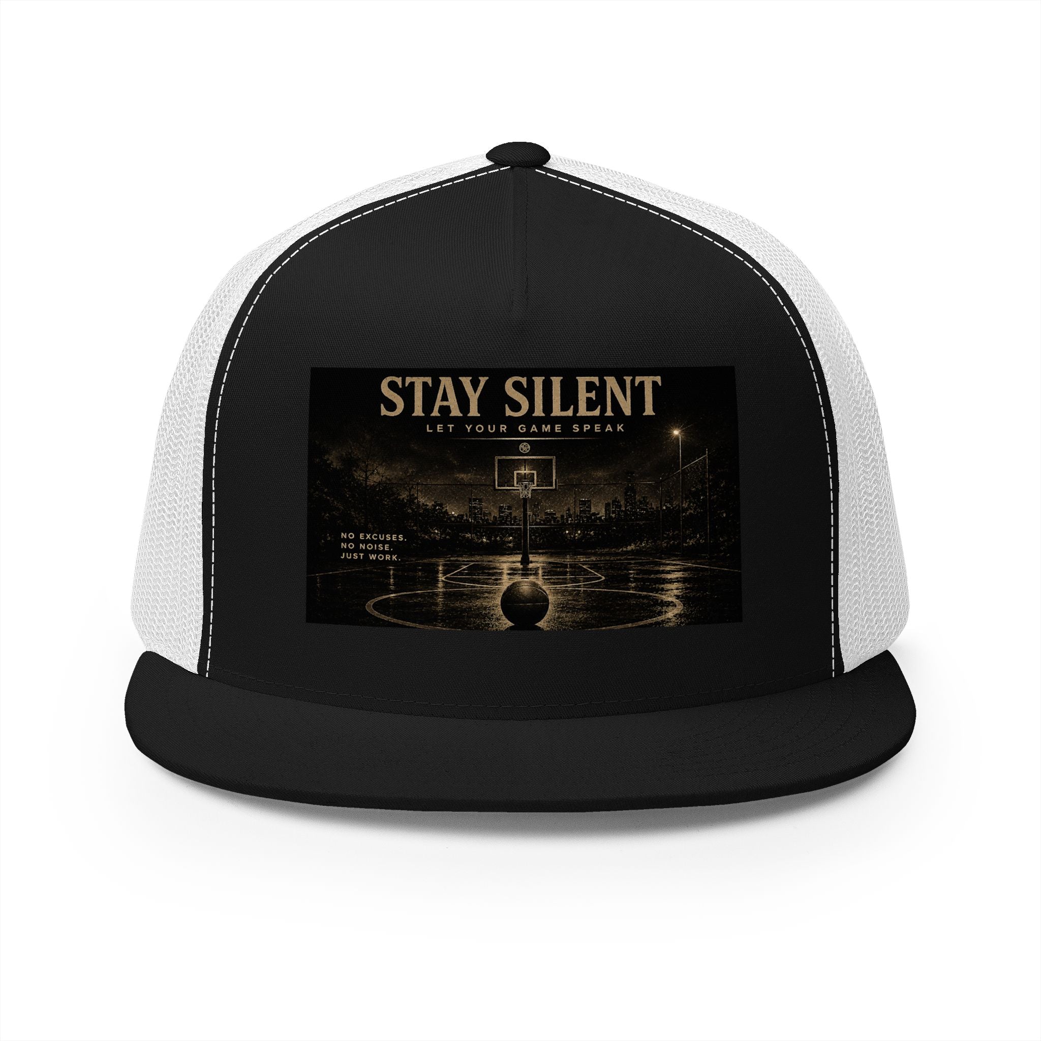 Stay Silent Basketball Trucker Cap