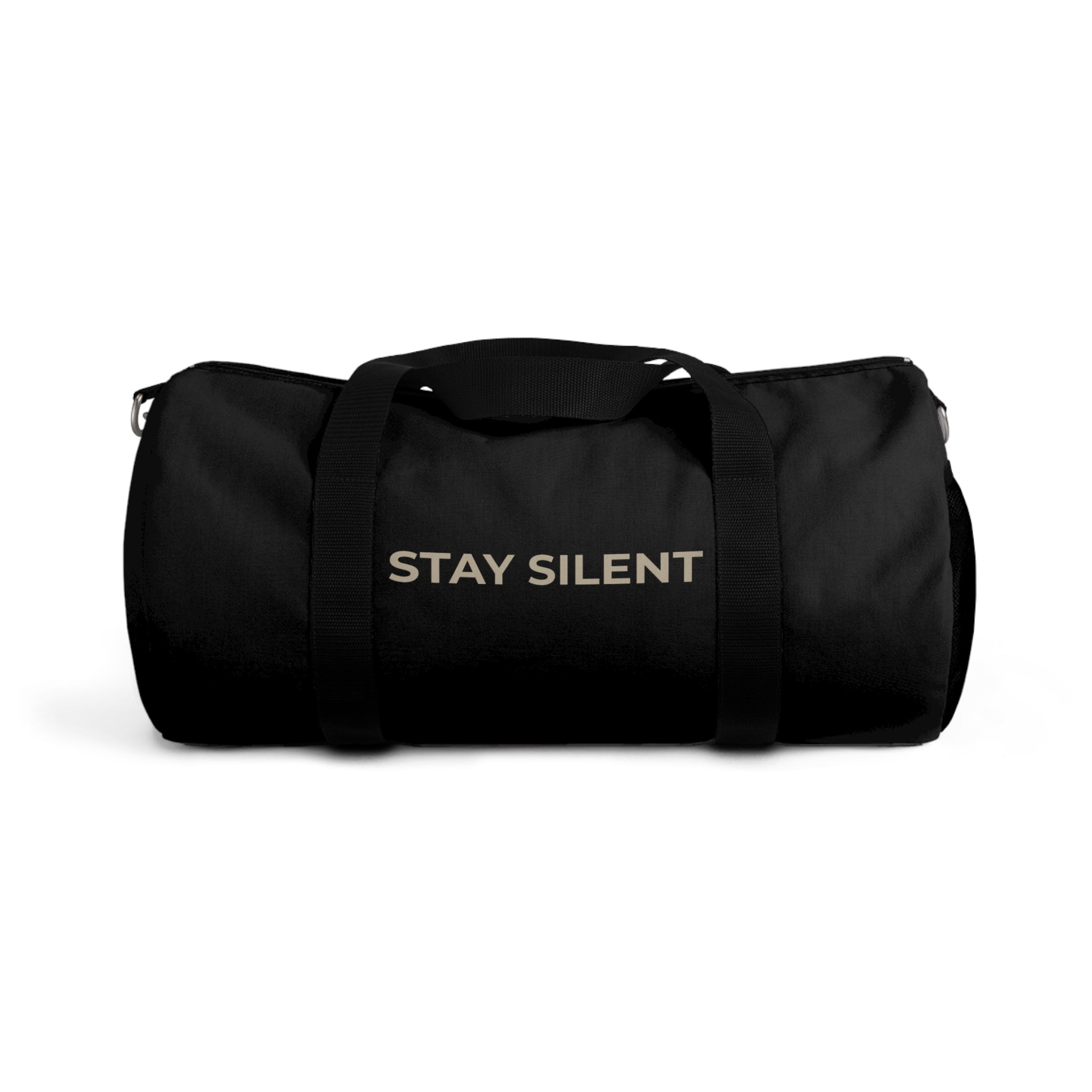 Stay Silent Duffel Bag — Minimalist Travel & Gym Carryall