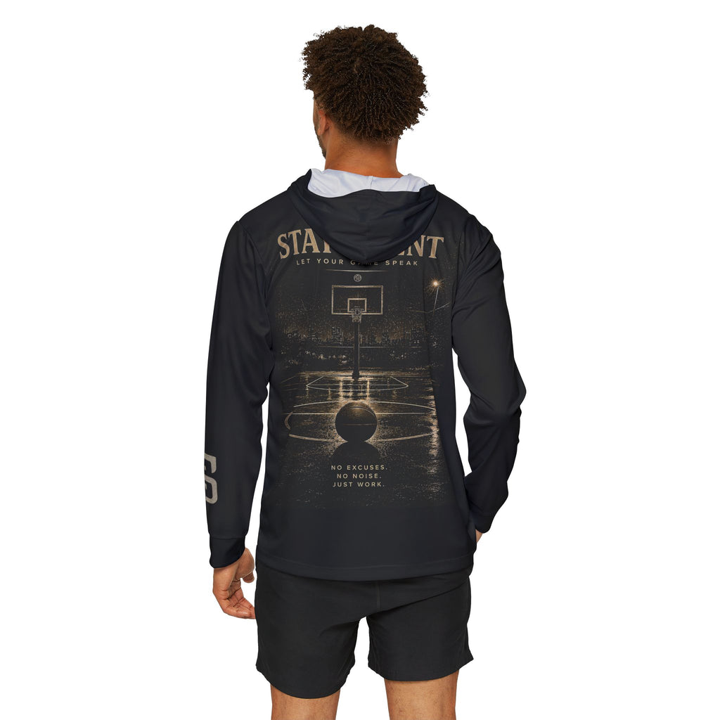 Stay Silent Basketball Warmup Hoodie — Men's Performance Sports Hoodie