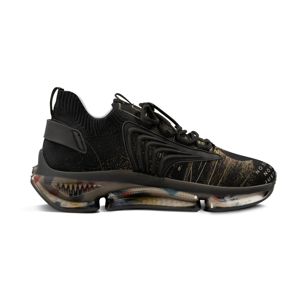 Mesh Sneakers — Vintage Camera Graphic Men's Athletic Shoes