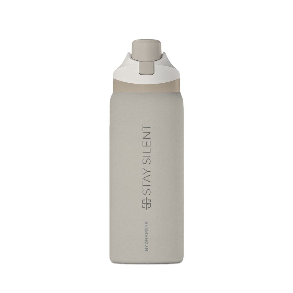 Oasis 32oz Insulated Water Bottle — Matte Black, Stay Hydrated Travel Flask
