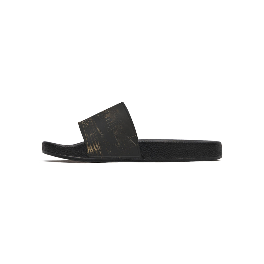 Basketball Court Night Slides — Men's Athletic Slide Sandals