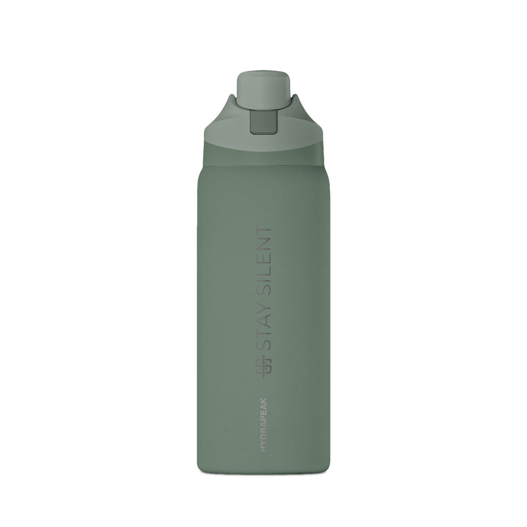 Oasis 32oz Insulated Water Bottle — Matte Black, Stay Hydrated Travel Flask