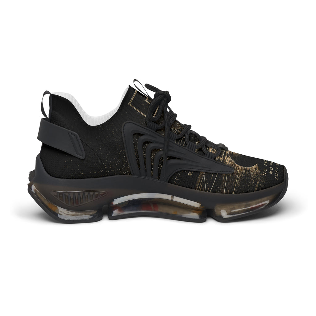 Women's Mesh Sneakers — Black Gold Urban Athletic Shoes