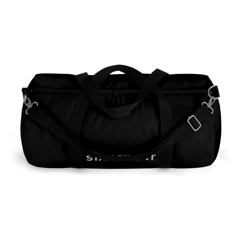 Stay Silent Duffel Bag — Minimalist Travel & Gym Carryall