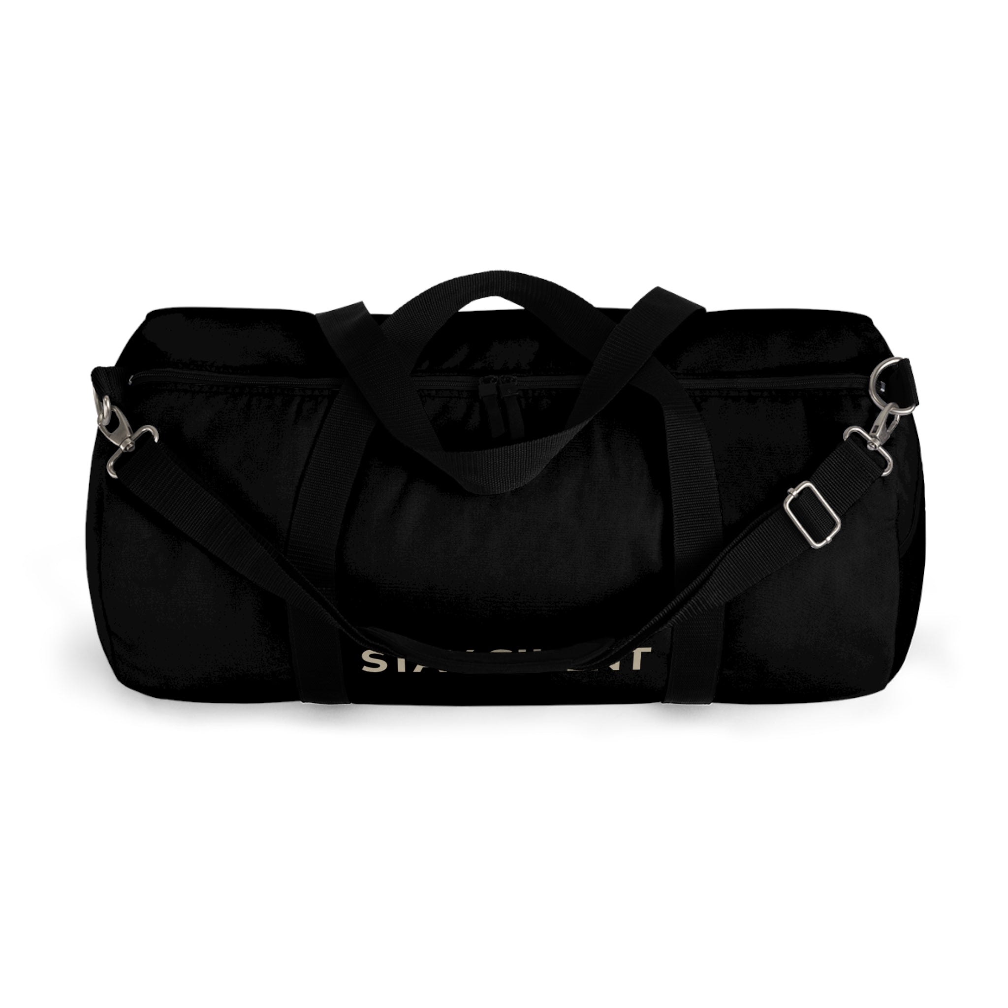 Stay Silent Duffel Bag — Minimalist Travel & Gym Carryall