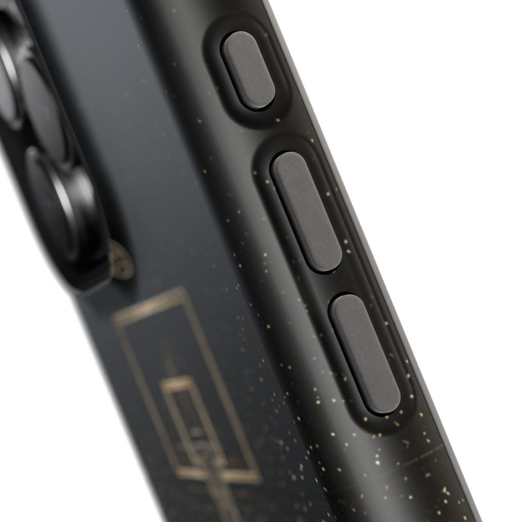 Gold Night Basketball Phone Case — Impact-Resistant Protective Cover