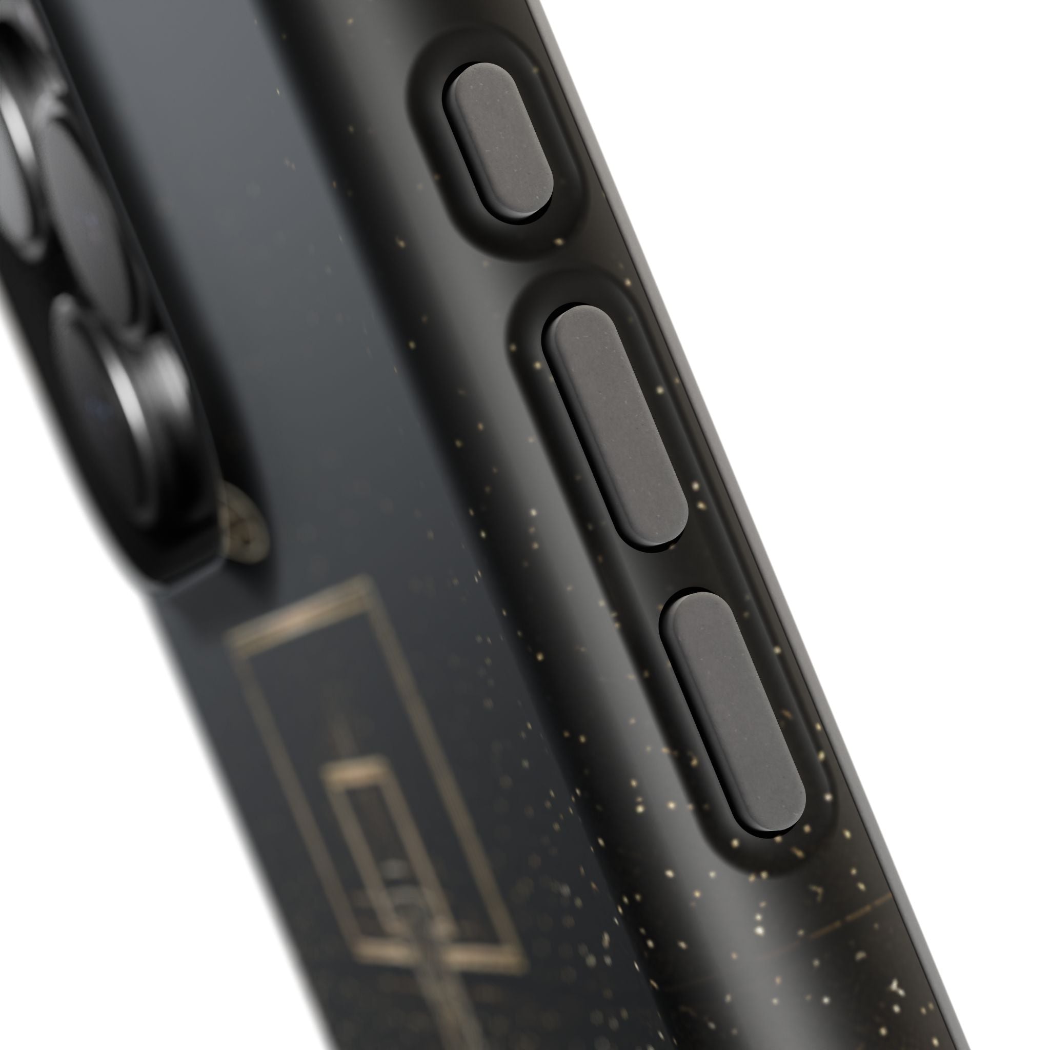 Gold Night Basketball Phone Case — Impact-Resistant Protective Cover