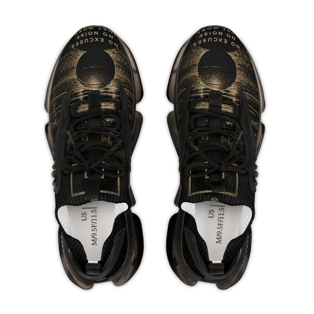 Mesh Sneakers — Vintage Camera Graphic Men's Athletic Shoes