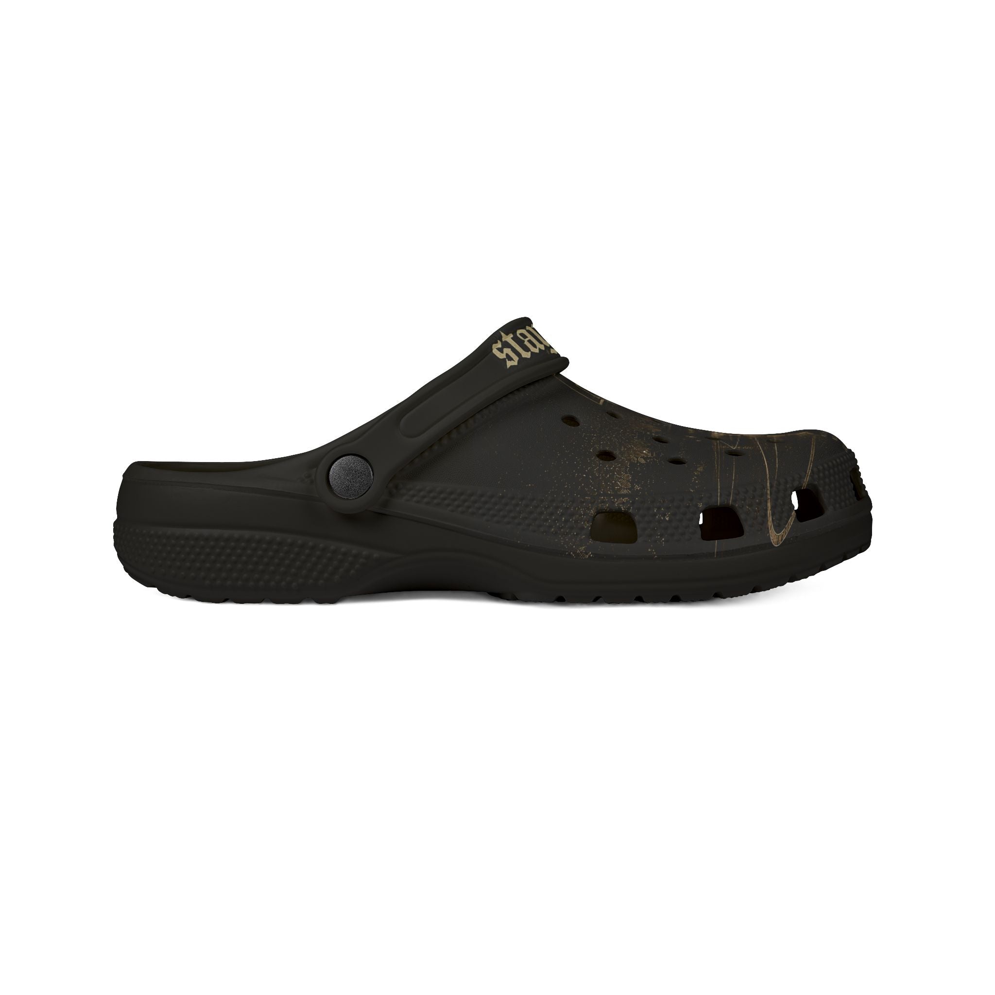 Stay Silly Black EVA Clogs – Lightweight Foam Slip-On Shoes
