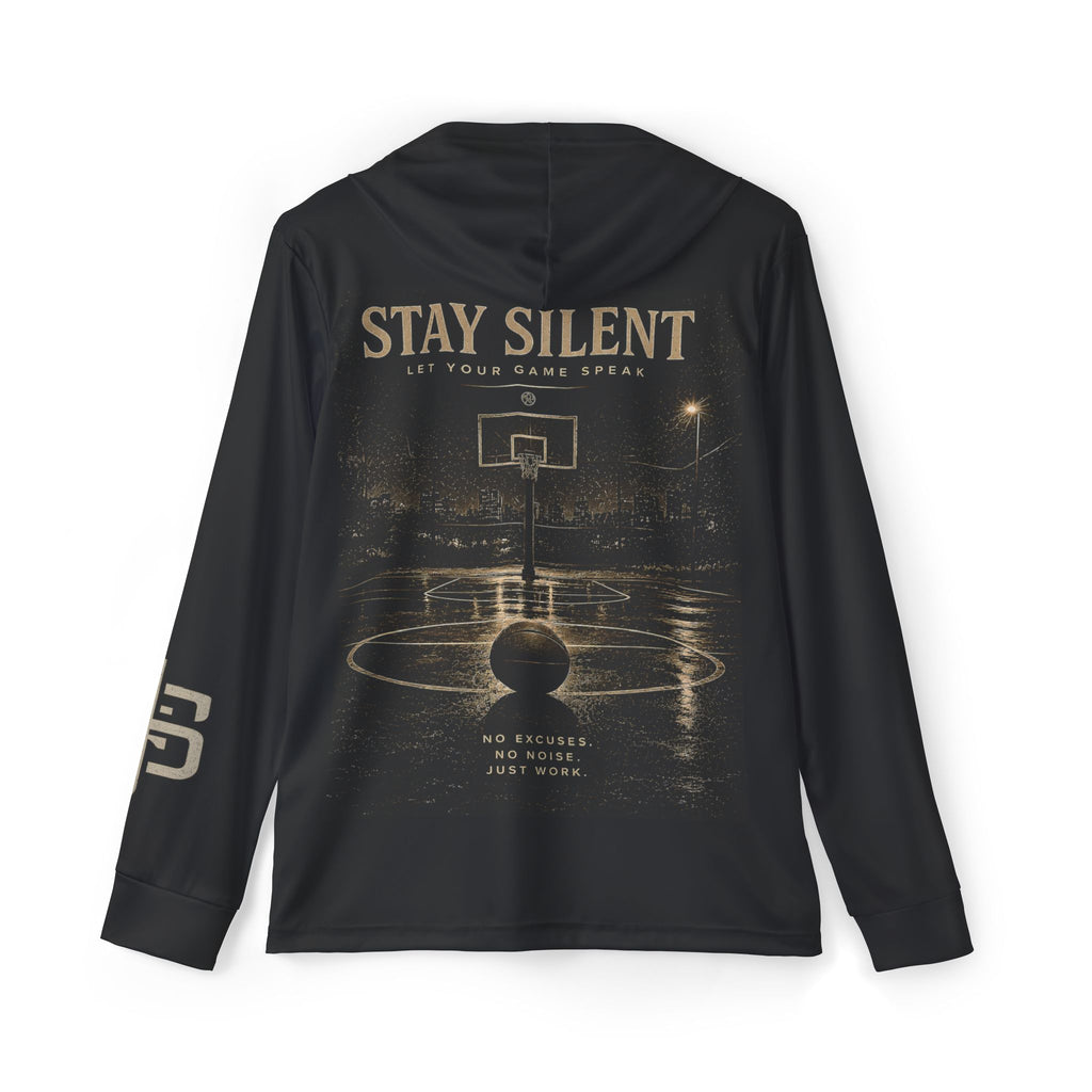 Stay Silent Basketball Warmup Hoodie — Men's Performance Sports Hoodie