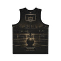 Basketball Jersey — "Stay Silent" Motivational Court Tank