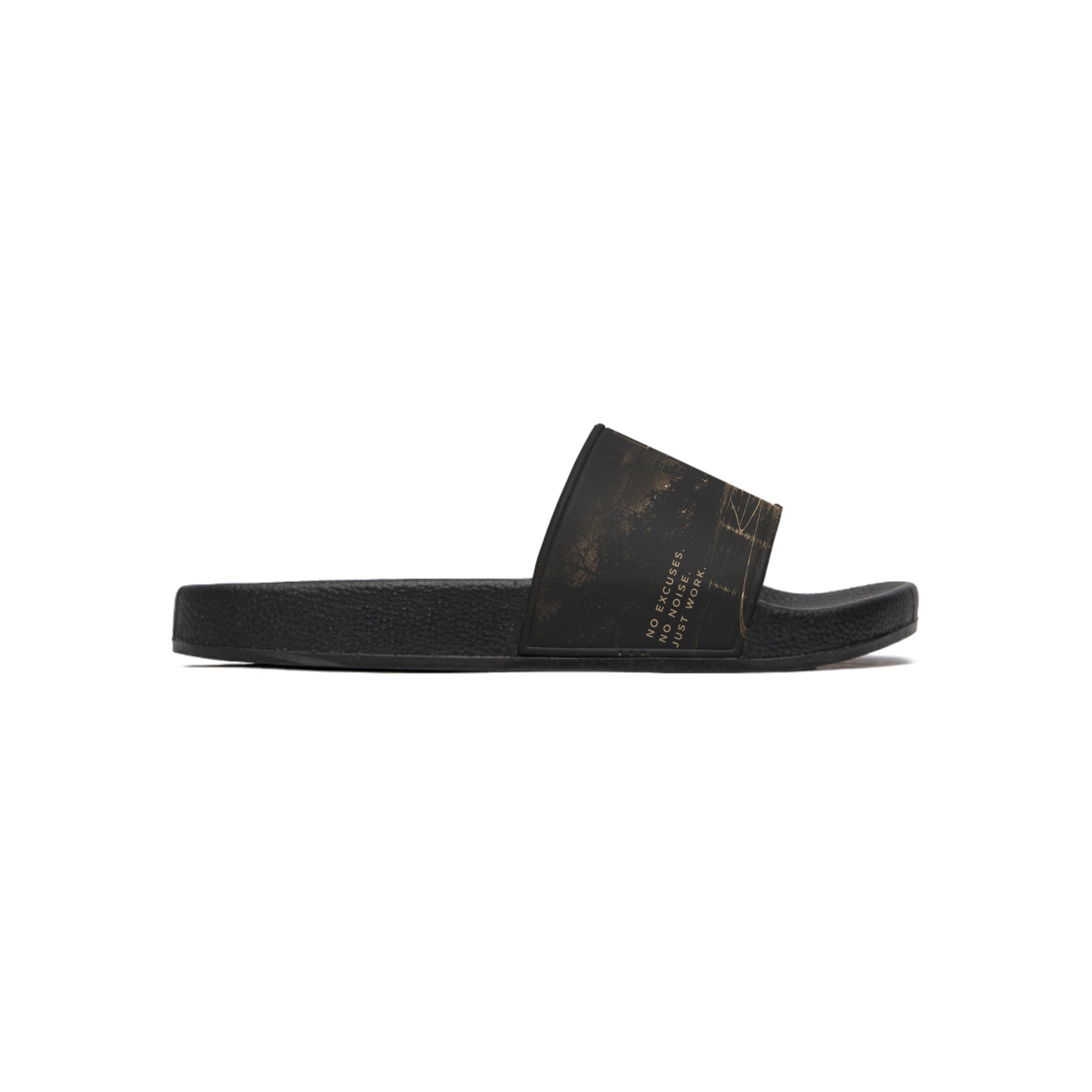Basketball Court Night Slides — Men's Athletic Slide Sandals