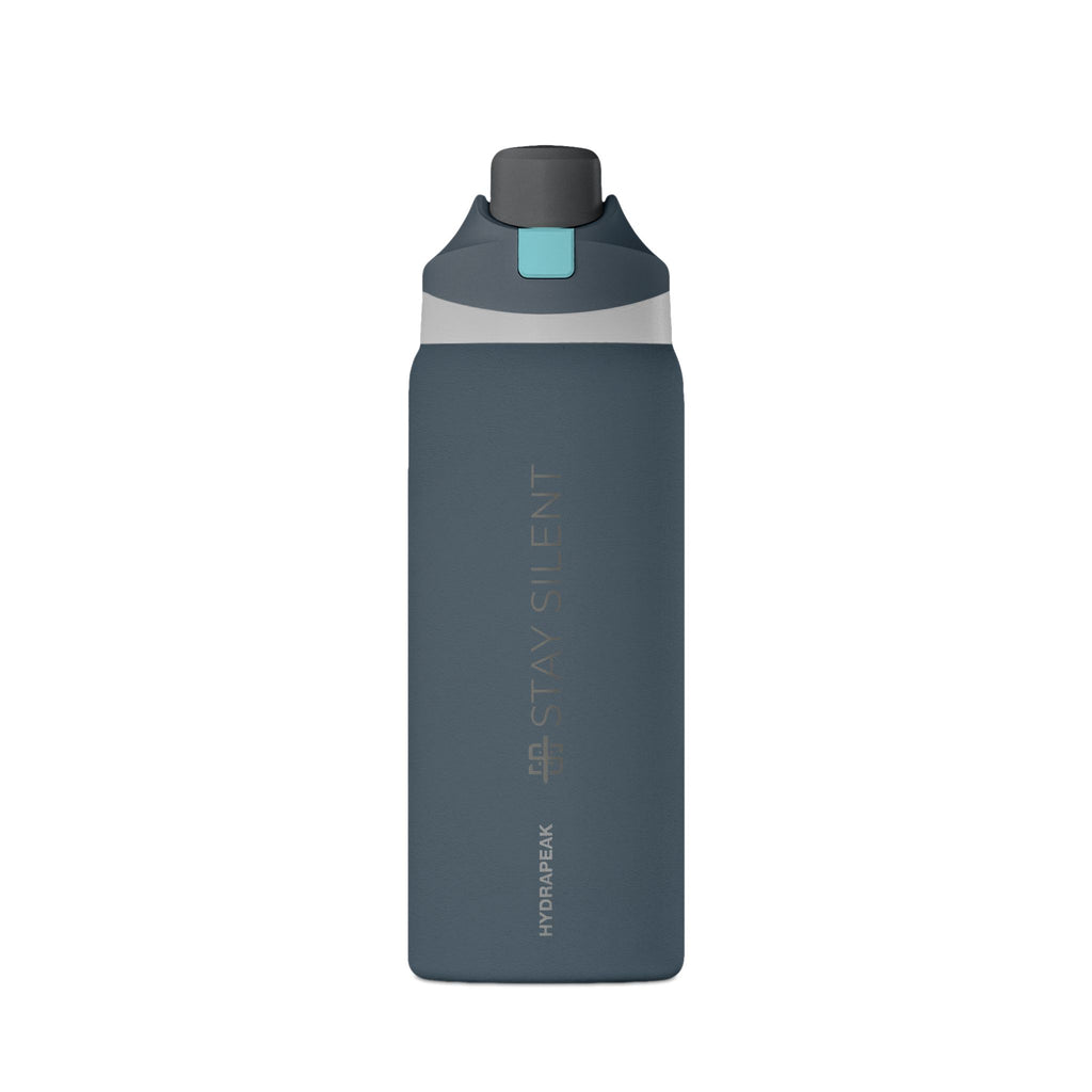 Oasis 32oz Insulated Water Bottle — Matte Black, Stay Hydrated Travel Flask